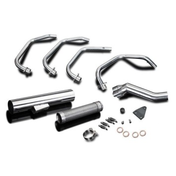 Delkevic volledig systeem Short Straight RVS 350mm zonder e-keur - GS1100G (1982-1984)