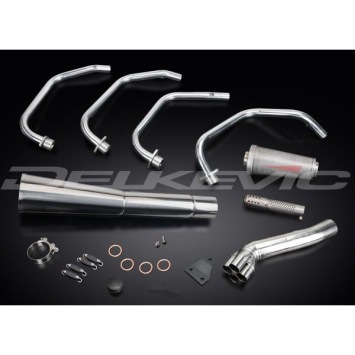 Delkevic volledig systeem Megaphone RVS 550mm zonder e-keur - GS1100G (1982-1984)