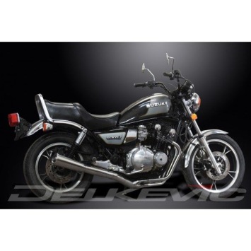 Delkevic volledig systeem Megaphone RVS 550mm zonder e-keur - GS1100GLZ (1982-1983)