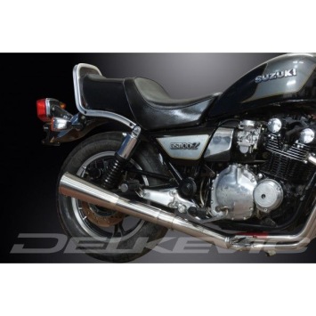 Delkevic volledig systeem Megaphone RVS 550mm zonder e-keur - GS1100GLZ (1982-1983)