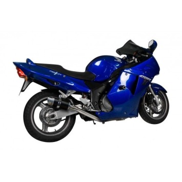 Delkevic volledig systeem Round Carbon 200mm zonder e-keur - CBR1100XX BLACKBIRD (1996-2009)