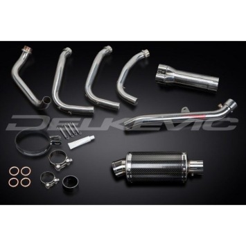 Delkevic volledig systeem Oval Carbon 225mm zonder e-keur - CBR1100XX BLACKBIRD (1996-2009)