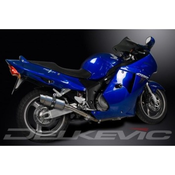 Delkevic slip-on kit Round RVS 200mm zonder e-keur - CBR1100XX BLACKBIRD (1996-2009)