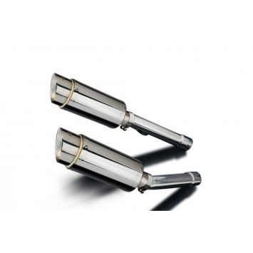 Delkevic slip-on kit Round RVS 200mm zonder e-keur - CBR1100XX BLACKBIRD (1996-2009)