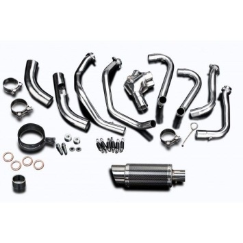 Delkevic volledig systeem Round Carbon 200mm zonder e-keur - VFR800F 14-19 VFR800X 15-6