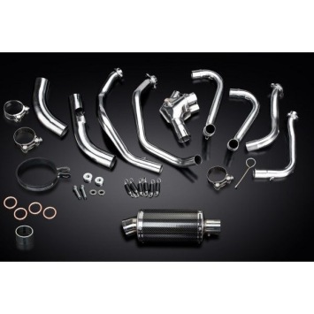 Delkevic volledig systeem Oval Carbon 225mm zonder e-keur - VFR800F 14-19 VFR800X 15-8