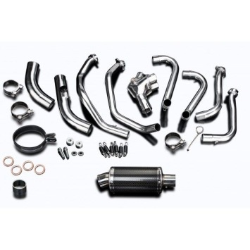 Delkevic volledig systeem Oval Carbon 225mm zonder e-keur - VFR800F 14-19 VFR800X 15-8