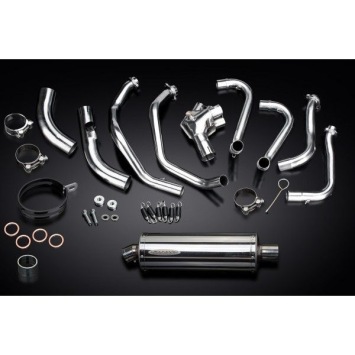 Delkevic volledig systeem Oval RVS 350mm zonder e-keur - VFR800F 14-19 VFR800X 15-9