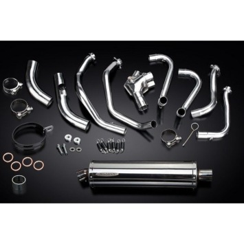 Delkevic volledig systeem Oval RVS 450mm zonder e-keur - VFR800F 14-19 VFR800X 15-11