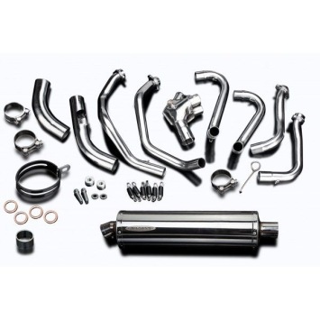 Delkevic volledig systeem Oval RVS 450mm zonder e-keur - VFR800F 14-19 VFR800X 15-11