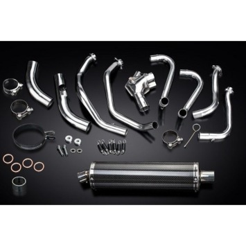 Delkevic volledig systeem Oval Carbon 450mm zonder e-keur - VFR800F 14-19 VFR800X 15-12