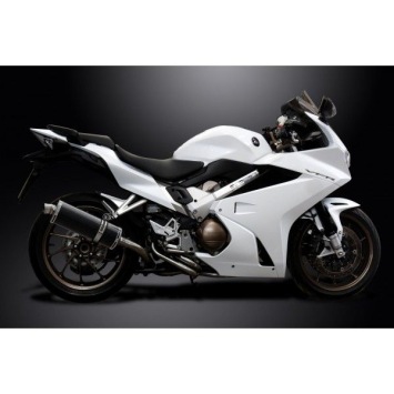 Delkevic volledig systeem Oval Carbon 350mm - VFR800F 14-19 VFR800X 15-13