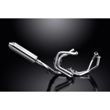 Delkevic volledig systeem Tri-Oval RVS 320mm zonder e-keur - VFR800F 14-19 VFR800X 15-15