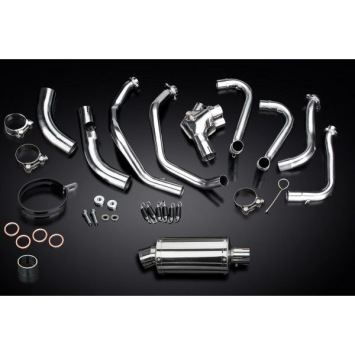 Delkevic volledig systeem Oval RVS 225mm zonder e-keur - VFR800F 14-19 VFR800X 15-16