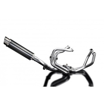 Delkevic volledig systeem Round Carbon 350mm zonder e-keur - VFR800F 14-19 VFR800X 15-17