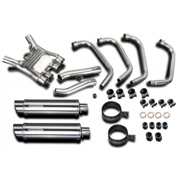 Delkevic volledig systeem Round RVS 350mm zonder e-keur - FJ1200 (1TX) (1986-1987)