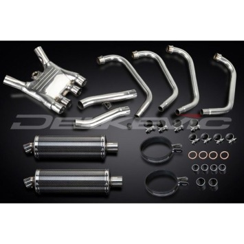 Delkevic volledig systeem Oval Carbon 350mm zonder e-keur - FJ1200 (1TX) (1986-1987)