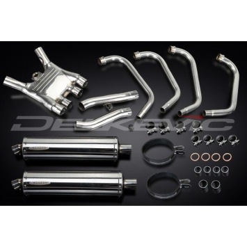 Delkevic volledig systeem Oval RVS 450mm zonder e-keur - FJ1200 (1TX) (1986-1987)