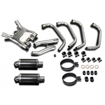 Delkevic volledig systeem Oval Carbon 225mm zonder e-keur - FJ1200 (1TX) (1986-1987)