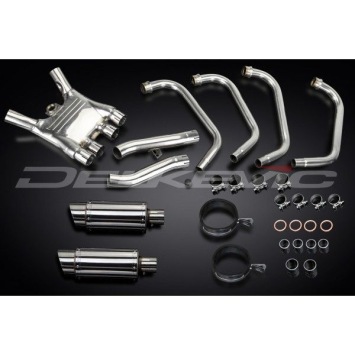 Delkevic volledig systeem Round RVS 200mm zonder e-keur - FJ1200 (1TX) (1986-1987)