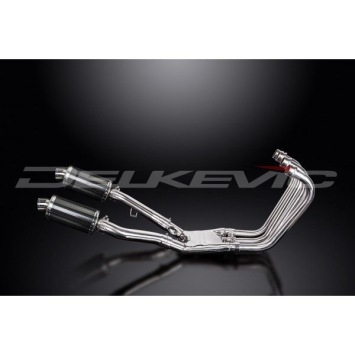 Delkevic volledig systeem Oval Carbon 225mm zonder e-keur - FJ1200 (3CV) (1988-1990)