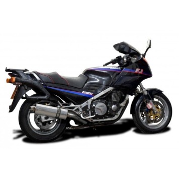 Delkevic volledig systeem Oval RVS 350mm zonder e-keur - FJ1200 (3CV) (1988-1990)