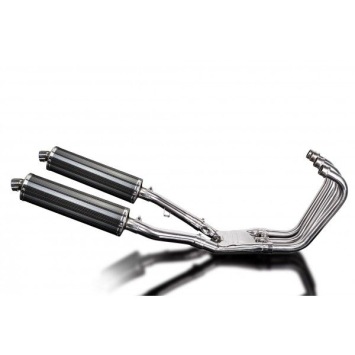 Delkevic volledig systeem Oval Carbon 450mm zonder e-keur - FJ1200 (3CV) (1988-1990)