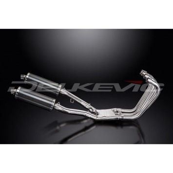 Delkevic volledig systeem Oval Carbon 350mm zonder e-keur - FJ1200 (3CV) (1988-1990)