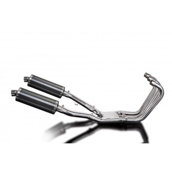 Delkevic volledig systeem Oval Carbon 350mm zonder e-keur - FJ1200 (3CV) (1988-1990)