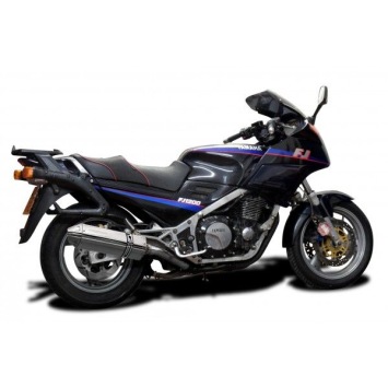 Delkevic volledig systeem Tri-Oval RVS 320mm zonder e-keur - FJ1200 (3CV) (1988-1990)