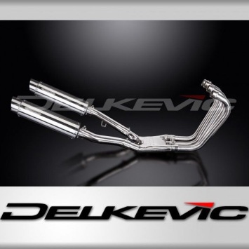 Delkevic volledig systeem Round RVS 350mm zonder e-keur - FJ1200 (3CV) (1988-1990)