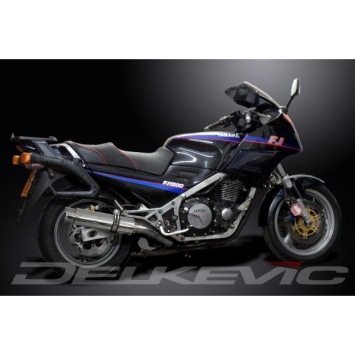 Delkevic volledig systeem Round RVS 350mm zonder e-keur - FJ1200 (3CV) (1988-1990)