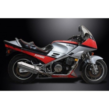 Delkevic slip-on kit Tri-Oval RVS 320mm zonder e-keur - FJ1100/1200 (1984-1987)