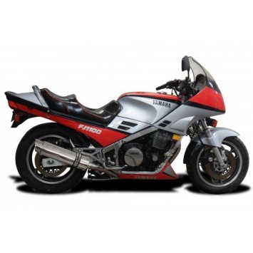 Delkevic slip-on kit Round RVS 350mm zonder e-keur - FJ1100/1200 (1984-1987)