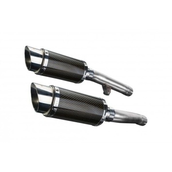 Delkevic slip-on kit Round Carbon 200mm zonder e-keur - FJ1200 (3CV) (1988-1990)