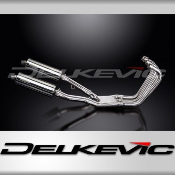 Delkevic volledig systeem Oval RVS 350mm zonder e-keur - FJ1200 (3XW) (1991-1996)