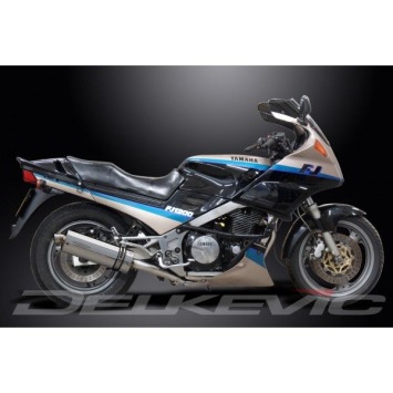 Delkevic volledig systeem Oval RVS 350mm zonder e-keur - FJ1200 (3XW) (1991-1996)