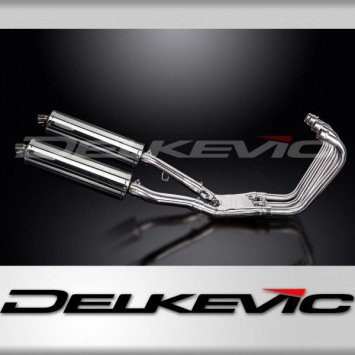 Delkevic volledig systeem Oval RVS 450mm zonder e-keur - FJ1200 (3XW) (1991-1996)