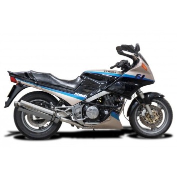 Delkevic volledig systeem Oval RVS 450mm zonder e-keur - FJ1200 (3XW) (1991-1996)