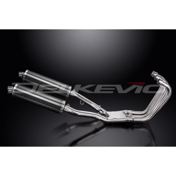 Delkevic volledig systeem Oval Carbon 450mm zonder e-keur - FJ1200 (3XW) (1991-1996)