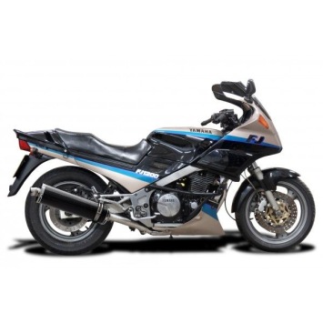 Delkevic volledig systeem Oval Carbon 450mm zonder e-keur - FJ1200 (3XW) (1991-1996)