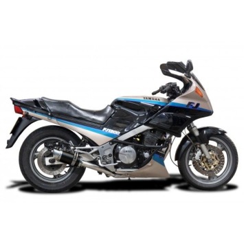 Delkevic slip-on kit Round Carbon 200mm zonder e-keur - FJ1200 (3XW) (1991-1996)