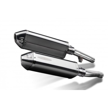 Delkevic slip-on kit Tri-Oval RVS 320mm zonder e-keur - FJ1200 (3XW) (1991-1996)