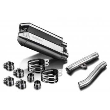 Delkevic slip-on kit Tri-Oval RVS 320mm zonder e-keur - FJ1200 (3XW) (1991-1996)