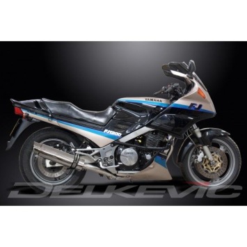 Delkevic slip-on kit Round RVS 350mm zonder e-keur - FJ1200 (3XW) (1991-1996)