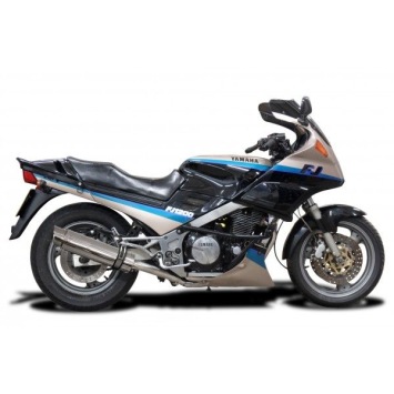 Delkevic slip-on kit Round RVS 350mm zonder e-keur - FJ1200 (3XW) (1991-1996)