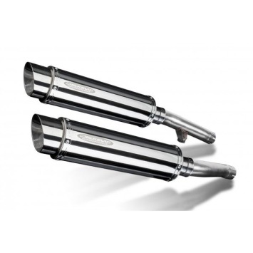 Delkevic slip-on kit Round RVS 350mm zonder e-keur - FJ1200 (3XW) (1991-1996)