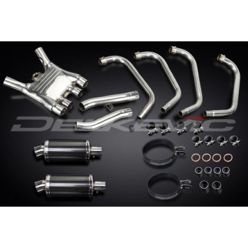 Delkevic volledig systeem Oval Carbon 225mm zonder e-keur - FJ1100 (1984-1985)