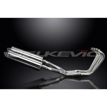 Delkevic volledig systeem Oval RVS 450mm zonder e-keur - FJ1100 (1984-1985)