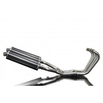 Delkevic Auspuffanlage Oval Carbon 450mm ohne EG-BE - FJ1100 (1984-1985)